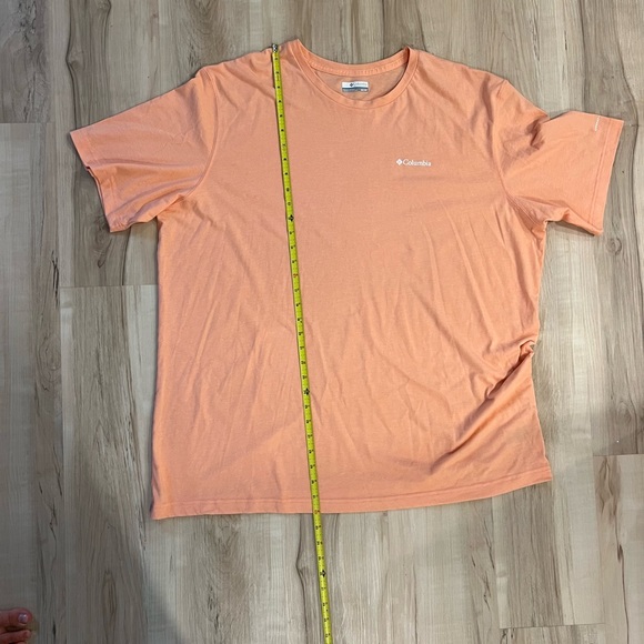 COLUMBIA 3X T shirt Salmon - Picture 3 of 4